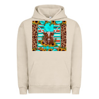 Pigment French Oak texas longhorn sunflower gemstone Urban Hoodie - JahusDesignShop