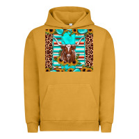 Pigment Peanut Butter texas longhorn sunflower gemstone Urban Hoodie - JahusDesignShop