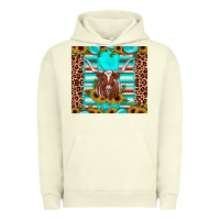 Pigment Pistachio texas longhorn sunflower gemstone Urban Hoodie - JahusDesignShop