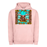 Pigment Salmon texas longhorn sunflower gemstone Urban Hoodie - JahusDesignShop