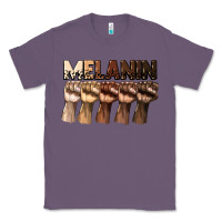 Lavender melanin juneteenth Classic Tee - CowGirlArtShop