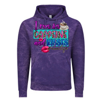 Cloud Purple I run on caffeine and kisses Vintage Hoodie - FaDigitalArtStudio