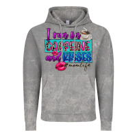 Cloud Rock I run on caffeine and kisses Vintage Hoodie - FaDigitalArtStudio