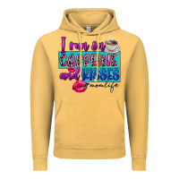 Vintage Mustard I run on caffeine and kisses Vintage Hoodie - FaDigitalArtStudio
