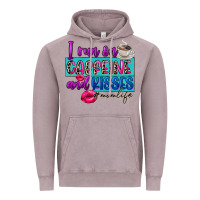 Vintage Zinc I run on caffeine and kisses Vintage Hoodie - FaDigitalArtStudio