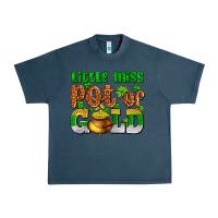 Midnight Navy St. Patrick's little miss pot of gold Urban Heavy Tee - OliviaCreatesArt