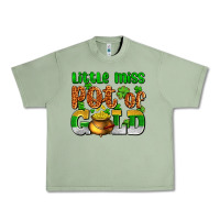 Oil Green St. Patrick's little miss pot of gold Urban Heavy Tee - OliviaCreatesArt