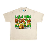 St. Patrick's Little Miss Pot Of Gold Urban Heavy Tee | Teevron