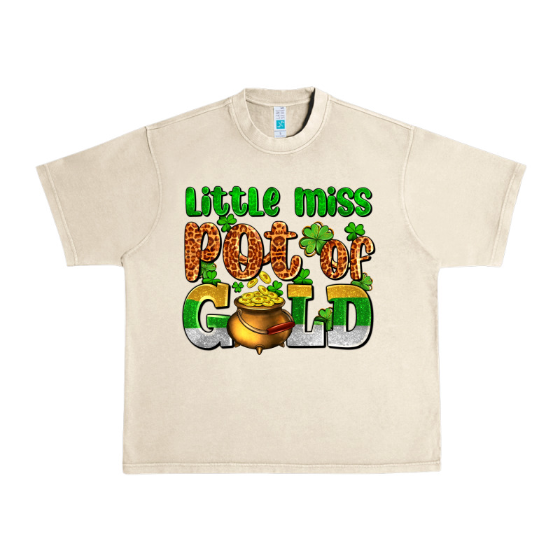 St. Patrick's Little Miss Pot Of Gold Urban Heavy Tee by OliviaCreatesArt | Teevron