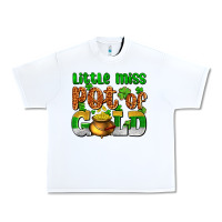 White St. Patrick's little miss pot of gold Urban Heavy Tee - OliviaCreatesArt