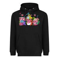 Black western cancer  coffee cups with ribbons Heavyweight Hoodie - AdoDesignShop