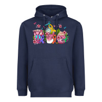 Navy western cancer  coffee cups with ribbons Heavyweight Hoodie - AdoDesignShop