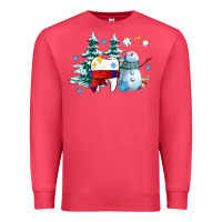 Cardinal dental christmas teeth and winter with snowman Premium Sweatshirt - AdoDesignShop