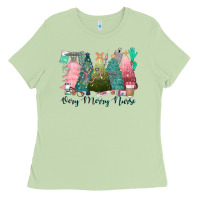 Verry Merry Nurse Ladies Tee | Teevron