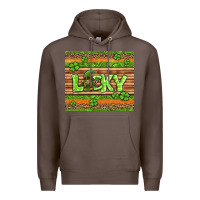 Coffee st Patricks lucky gnome Premium Hoodie - Jasminsmagicworld