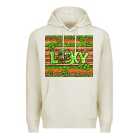 Oatmeal Heather st Patricks lucky gnome Premium Hoodie - Jasminsmagicworld