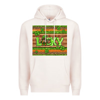 Pale Pink st Patricks lucky gnome Premium Hoodie - Jasminsmagicworld