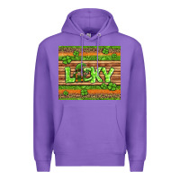 Purple st Patricks lucky gnome Premium Hoodie - Jasminsmagicworld