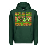 Sports Green st Patricks lucky gnome Premium Hoodie - Jasminsmagicworld
