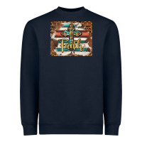 Navy faith cross mousepad Heavyweight Sweatshirt - BarkalooDesign