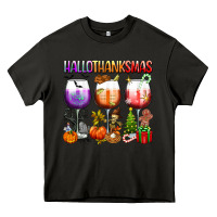 Asphalt hallothanksmas Heavy Core Tee - texasbilliewilder