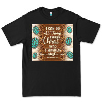 Black i can do all things through christ who strengthens Premium Tee - TumblerDesignByShophia