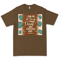 Cacao i can do all things through christ who strengthens Premium Tee - TumblerDesignByShophia