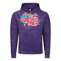 Cloud Purple American Nurse Vintage Hoodie - FaDigitalArtStudio