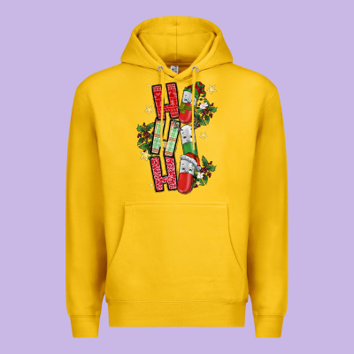 Ho Ho Ho Pharmacy Premium Hoodie Designed By Cowhidedigitalart