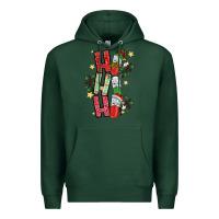 Sports Green ho ho ho pharmacy Premium Hoodie - CowhideDigitalArt