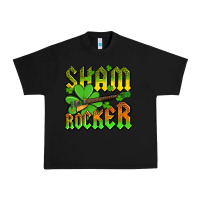 Black St. Patrick’s Day sham rocker with guitar Urban Heavy Tee - OliviaCreatesArt