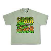 Oil Green St. Patrick’s Day sham rocker with guitar Urban Heavy Tee - OliviaCreatesArt