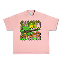 Salmon St. Patrick’s Day sham rocker with guitar Urban Heavy Tee - OliviaCreatesArt