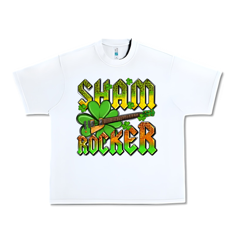 St. Patrick’s Day Sham Rocker With Guitar Urban Heavy Tee by OliviaCreatesArt | Teevron