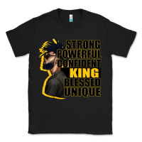 Black strong powerful confident king blessed unique Classic Tee - CowGirlArtShop