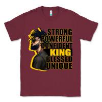 Burgundy strong powerful confident king blessed unique Classic Tee - CowGirlArtShop
