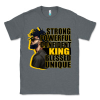 Charcoal Heather strong powerful confident king blessed unique Classic Tee - CowGirlArtShop