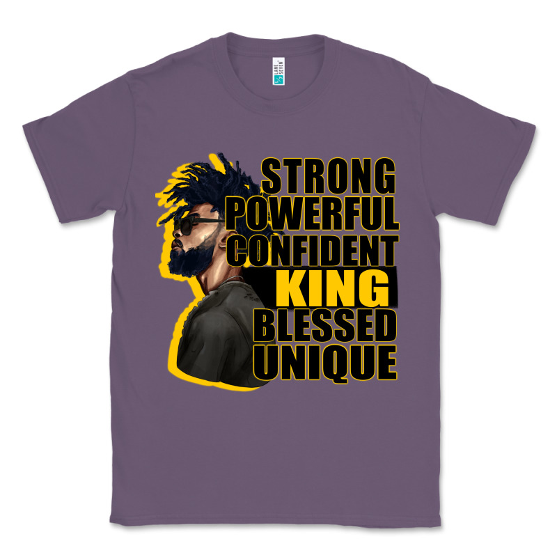 Strong Powerful Confident King Blessed Unique Classic Tee by CowGirlArtShop | Teevron