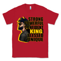 Red strong powerful confident king blessed unique Classic Tee - CowGirlArtShop