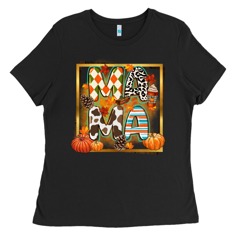 Fall Mama Ladies Tee by CowGirlArtShop | Teevron