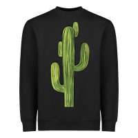 Black cactus Heavyweight Sweatshirt - BarkalooDesign