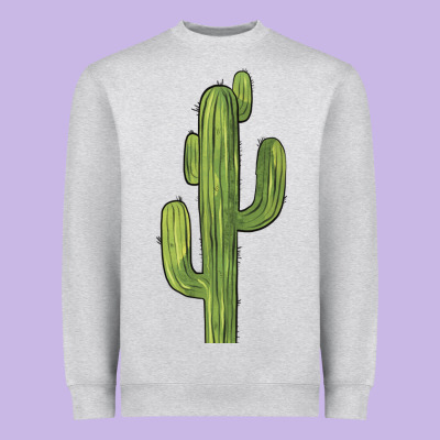Cactus Heavyweight Sweatshirt Designed By Barkaloodesign