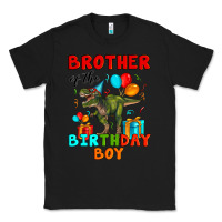 Black brother of the birthday boy t rex Classic Tee - Artiststas