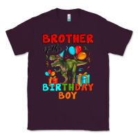 Plum brother of the birthday boy t rex Classic Tee - Artiststas