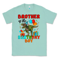 Seafoam brother of the birthday boy t rex Classic Tee - Artiststas