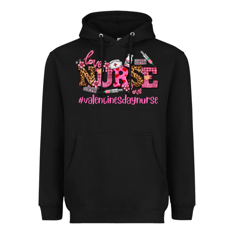 Nurse With Valentines Day Element Heavyweight Hoodie by AdoDesignShop | Teevron