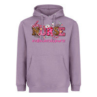 Lavender nurse with valentines day element Heavyweight Hoodie - AdoDesignShop