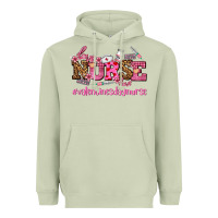 Matcha nurse with valentines day element Heavyweight Hoodie - AdoDesignShop