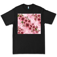Black hibiscus flowers with glitter Premium Tee - TumblerDesignByShophia