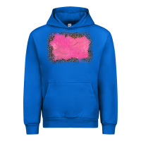 Cobalt gemstone pink leopard background Urban Hoodie - JahusDesignShop